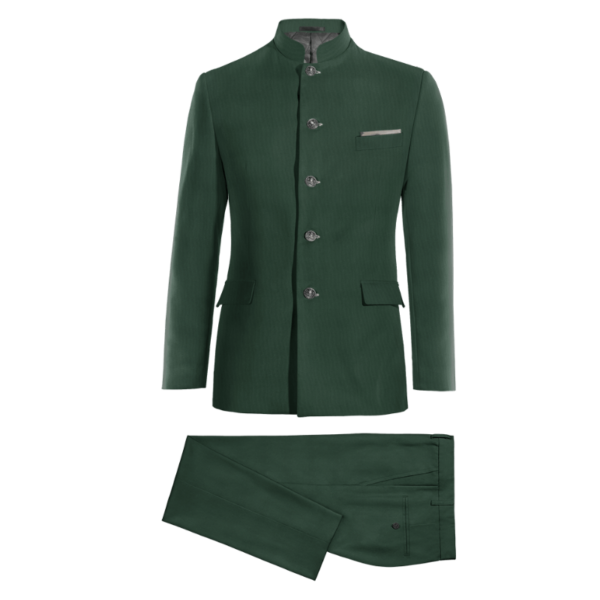 Costume Élégant à Col Mandarin – Image 3