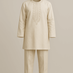 Ensemble Royal Beige- Élégance Traditionnelle